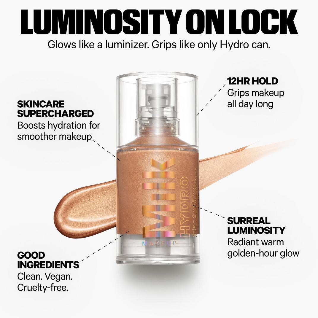 MILK MAKEUP Hydro Grip + Glow Illuminating Primer with Light-Reflecting Pearls