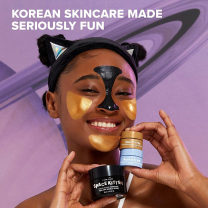 I Dew Care Astro Kitten Peel-Off Masks and Headband Set