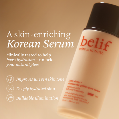 belif Super Drops Niacinamide and Vitamin C Golden Glow Serum