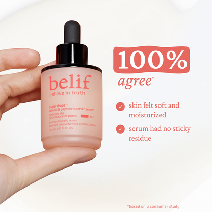 belif Super Drops Retinol and Peptide Barrier Serum