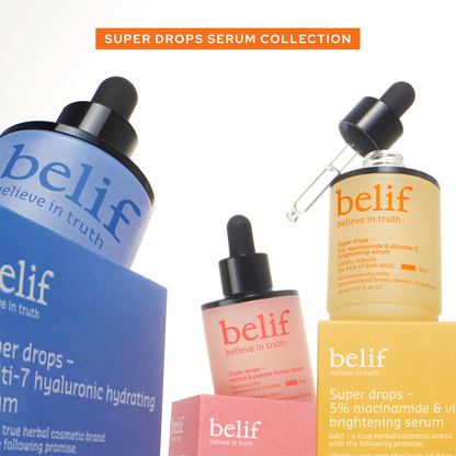 belif Super Drops 5% Niacinamide and Vitamin C Brightening Serum