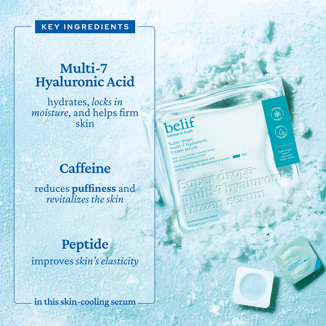 belif Super Drops Multi-7 Hyaluronic Frozen Serum