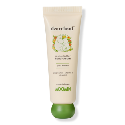 dearcloud Moomin: Rescue Butter Hand Cream - Yuzu Matcha