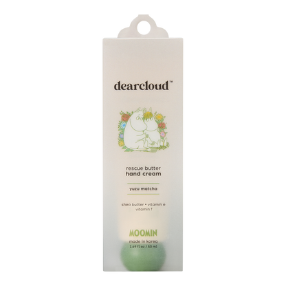 dearcloud Moomin: Rescue Butter Hand Cream - Yuzu Matcha