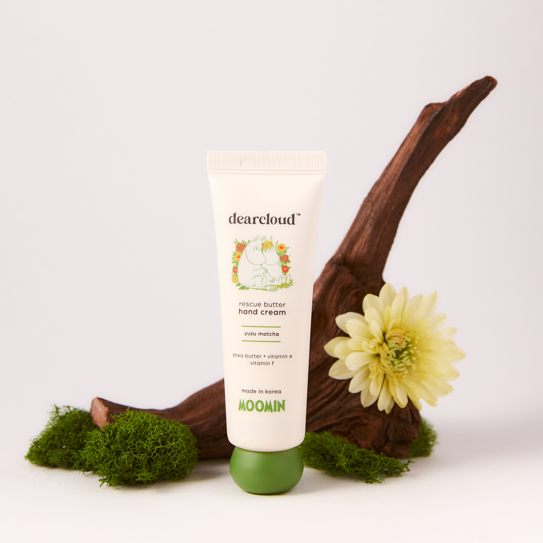 dearcloud Moomin: Rescue Butter Hand Cream - Yuzu Matcha
