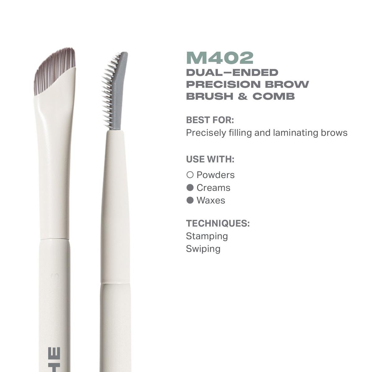 Morphe M402 Dual-Ended Precision Brow Brush & Comb