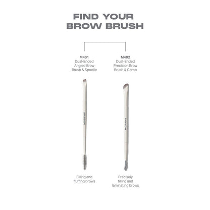 Morphe M402 Dual-Ended Precision Brow Brush & Comb