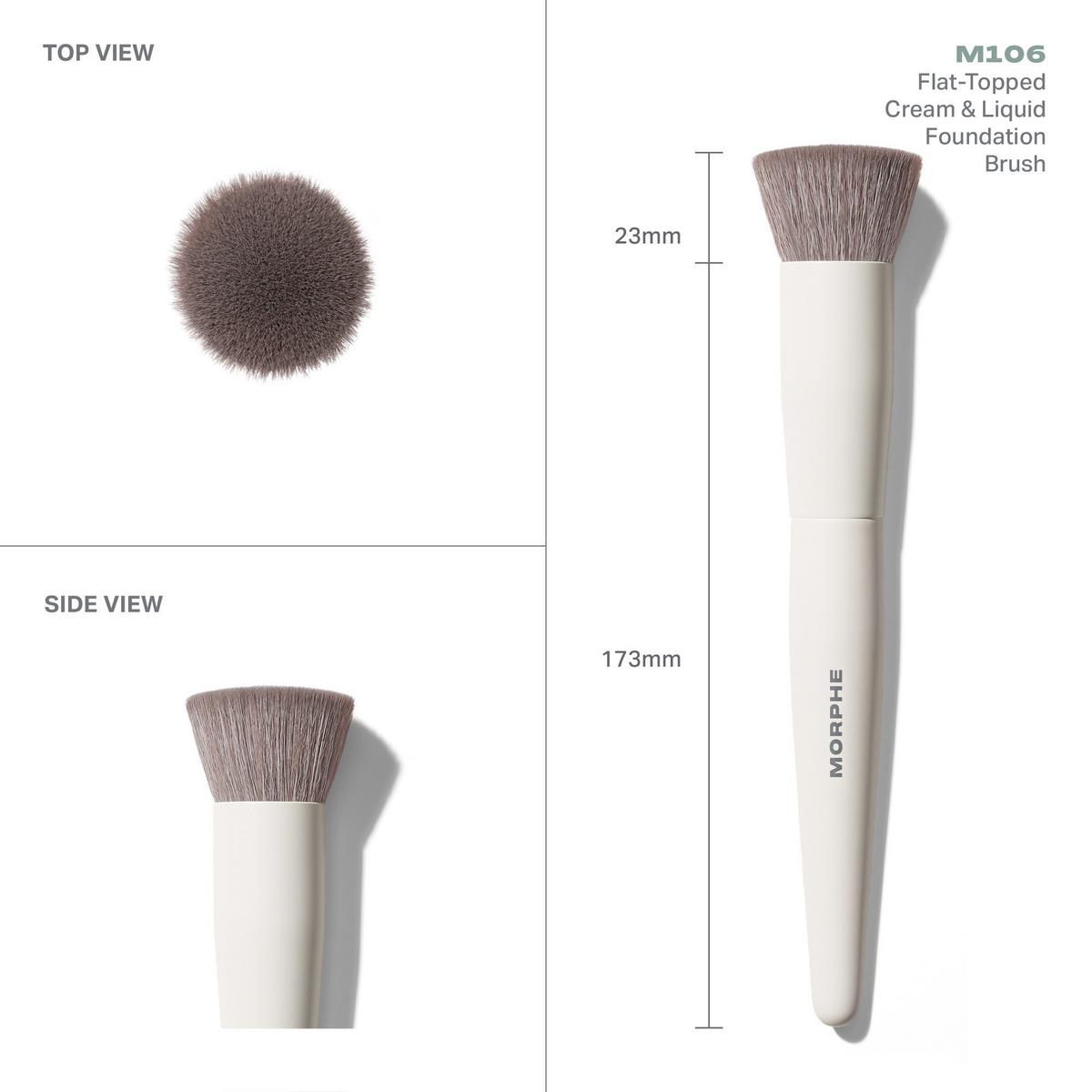 Morphe M106 Flat-Topped Cream & Liquid Foundation Brush