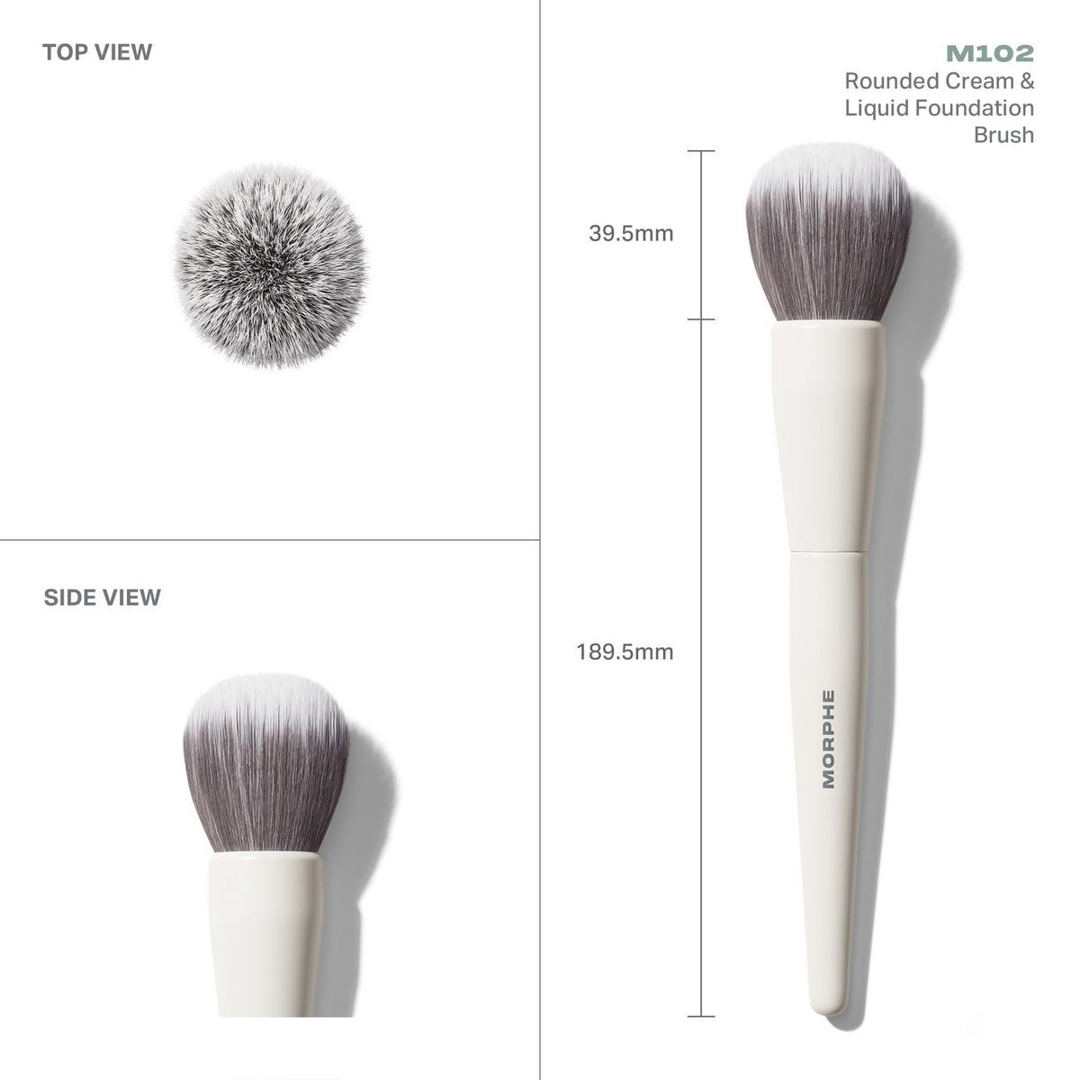 Morphe M102 Rounded Cream & Liquid Foundation Brush