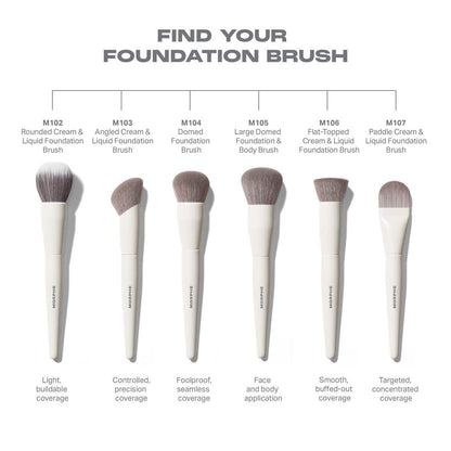 Morphe M102 Rounded Cream & Liquid Foundation Brush
