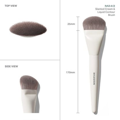 Morphe M243 Slanted Cream & Liquid Contour Brush