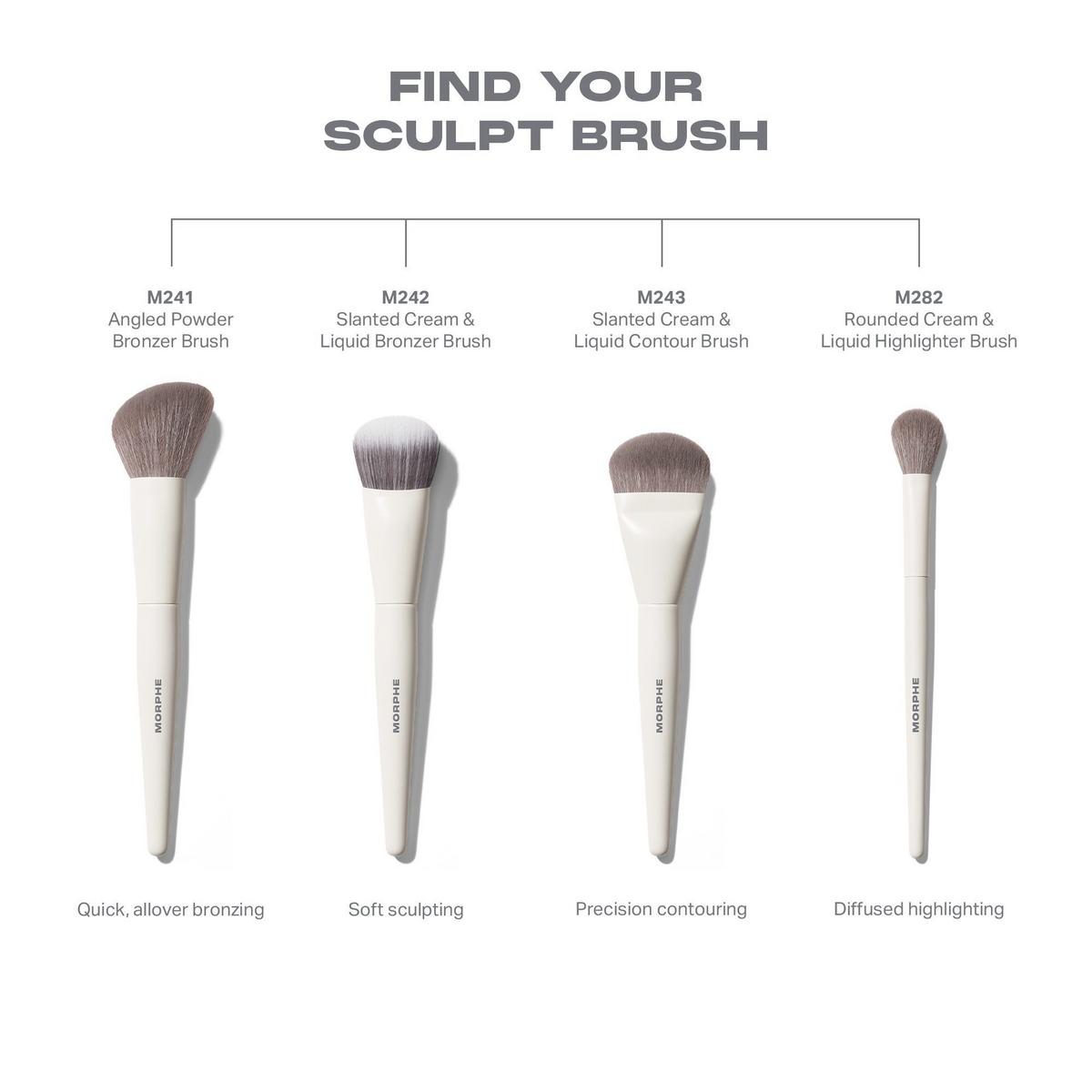 Morphe M243 Slanted Cream & Liquid Contour Brush