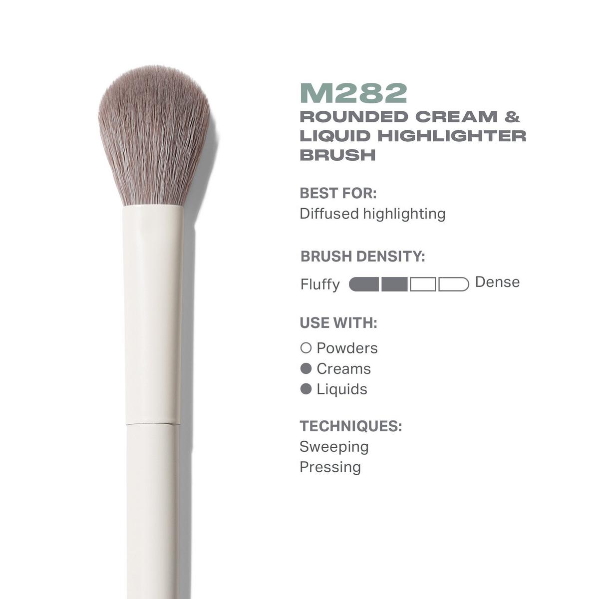 Morphe M282 Rounded Cream & Liquid Highlighter Brush