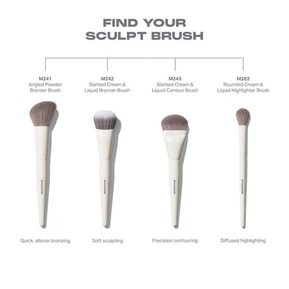 Morphe M282 Rounded Cream & Liquid Highlighter Brush