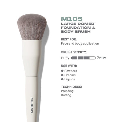 Morphe M105 Large Domed Foundation & Body Brush