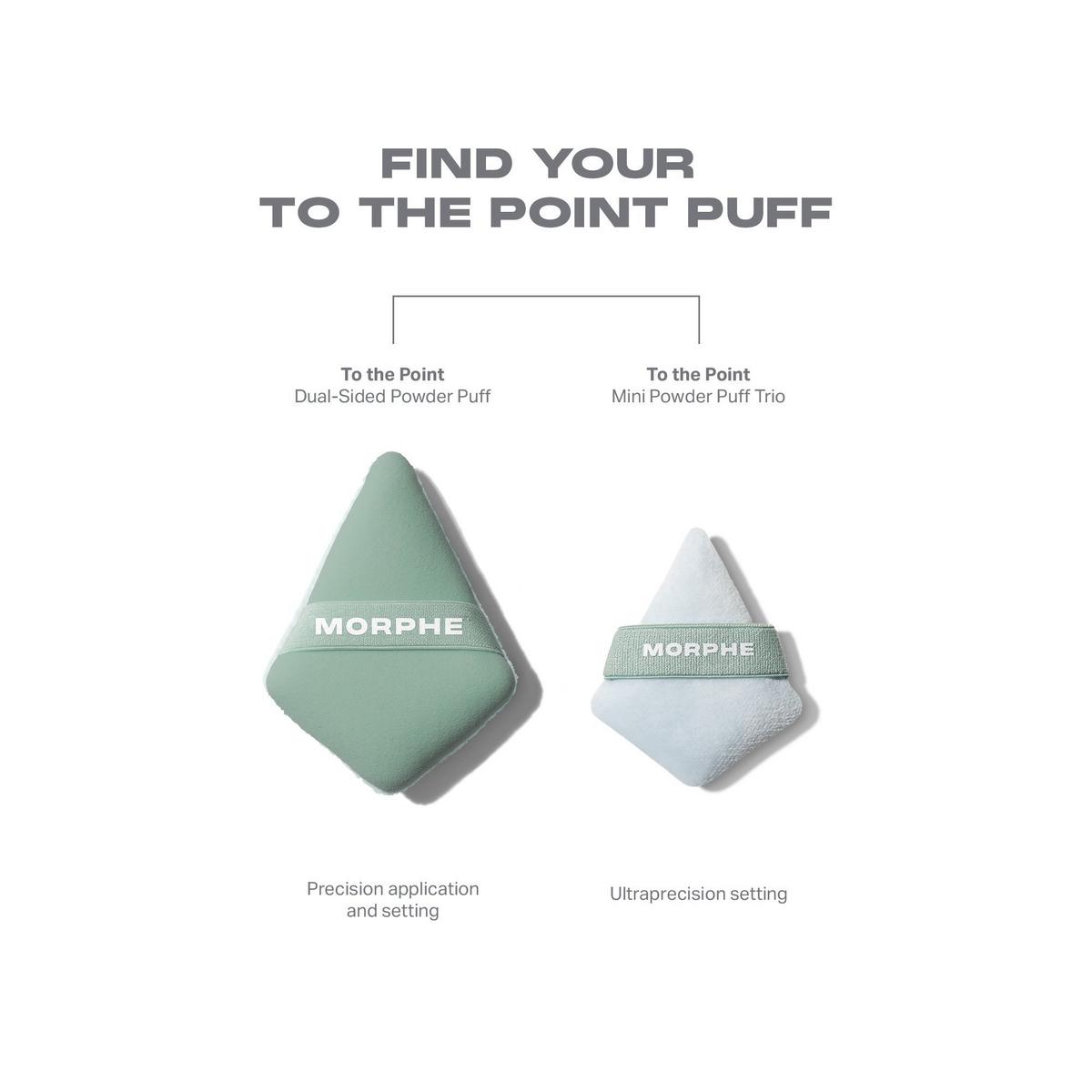 Morphe to the Point Mini Powder Puff Trio