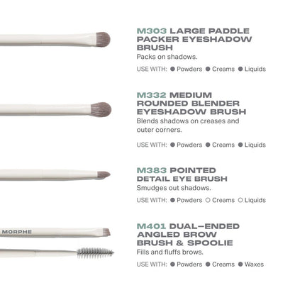 Morphe Best of Blends 8-Piece Face & Eye Brush Set