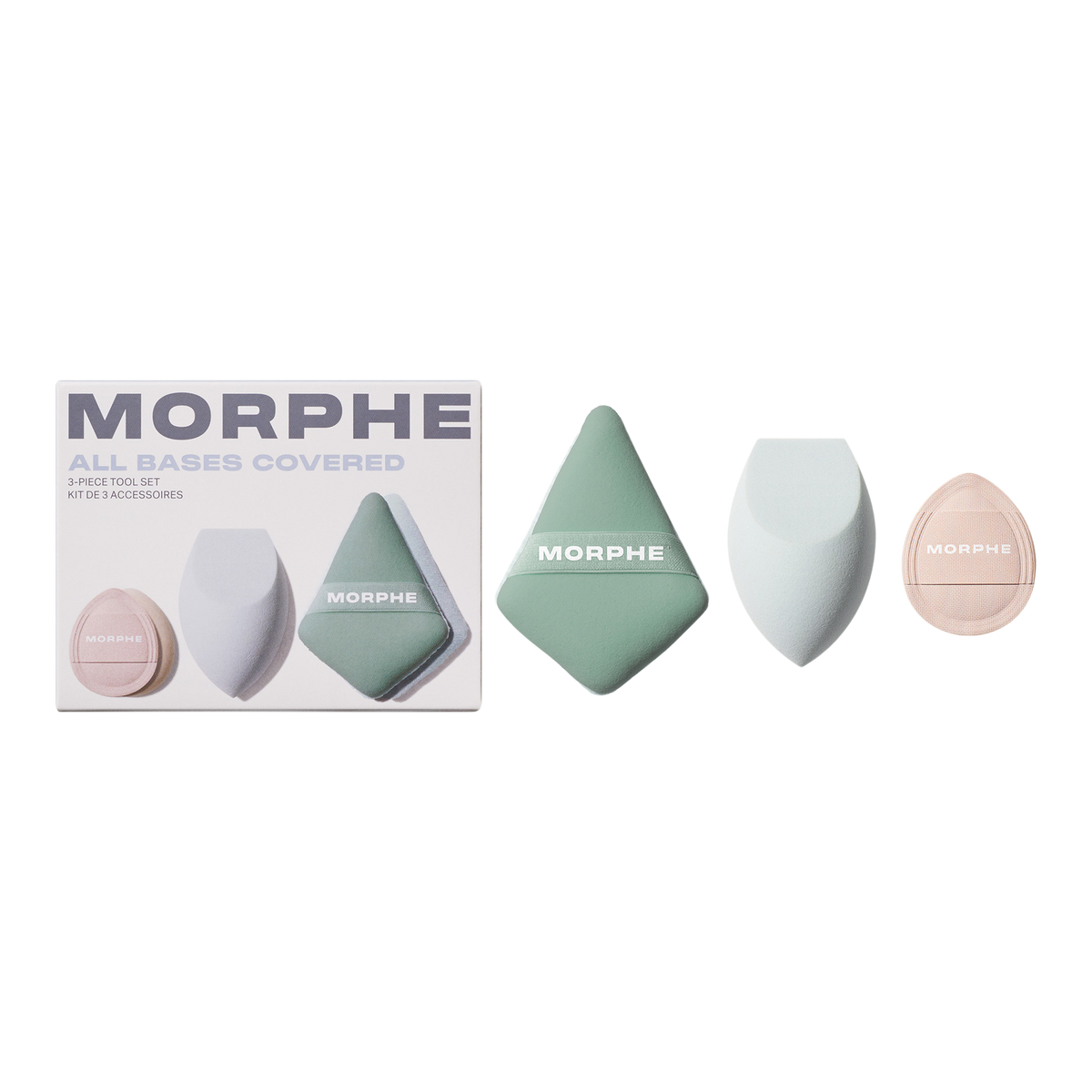 Morphe All Bases Covered 3-Piece Tool Set