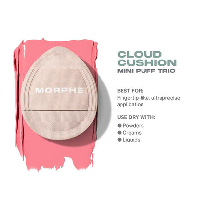 Morphe Cloud Cushion Mini Puff Trio