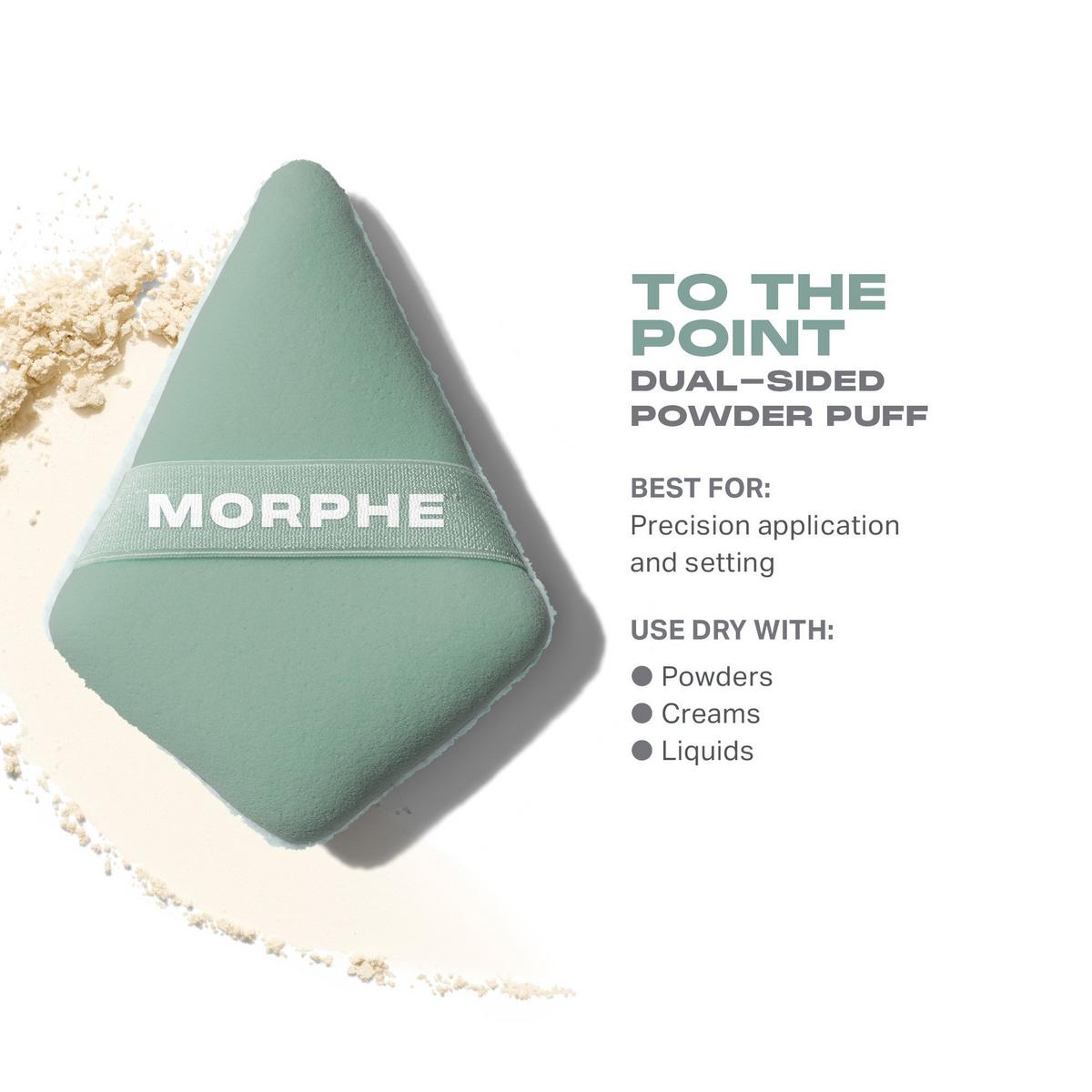 Morphe to the Point Dual-Sided Powder Puff