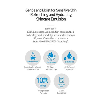 ETUDE Soonjung 10 Free Moist Emulsion