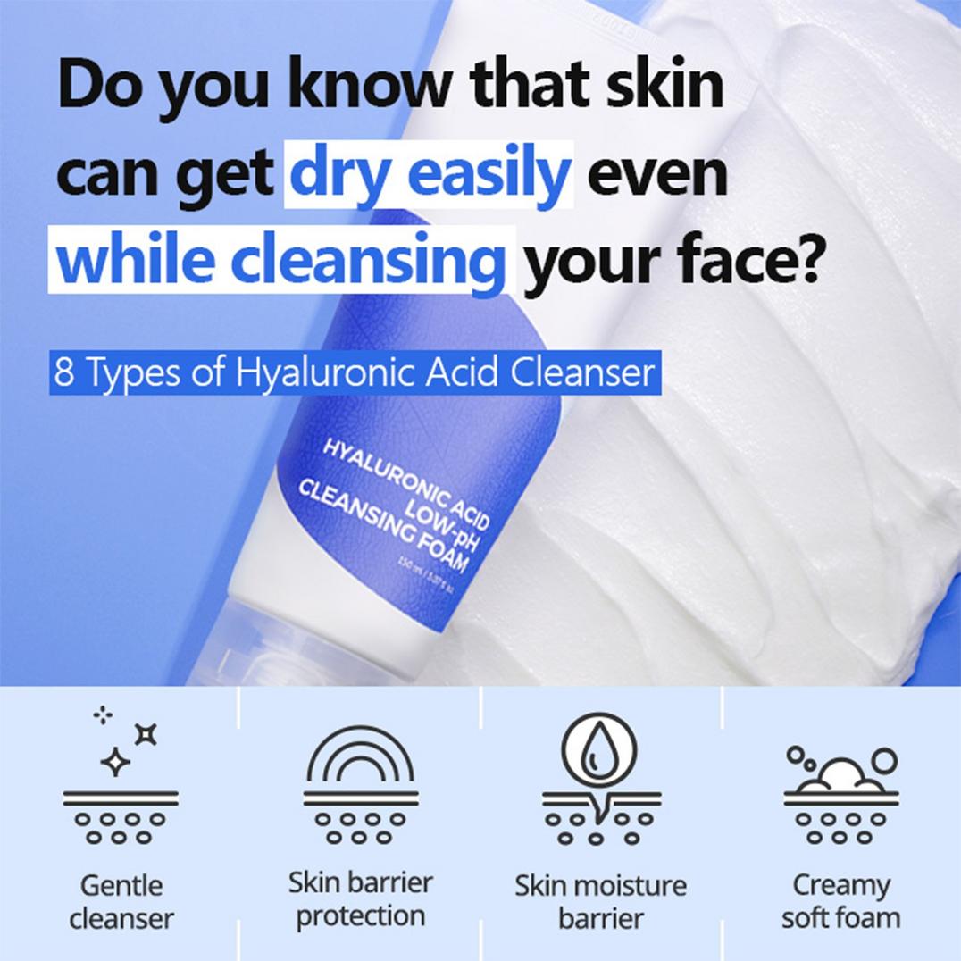 Isntree Hyaluronic Acid Low-pH Cleansing Foam
