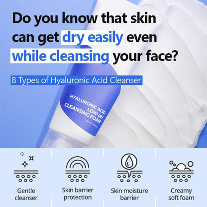 Isntree Hyaluronic Acid Low-pH Cleansing Foam