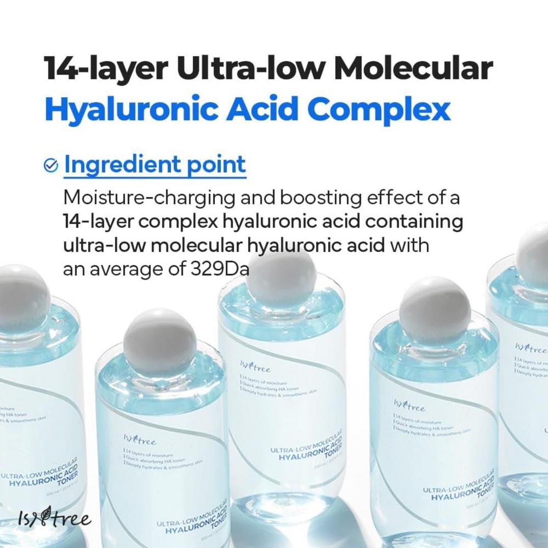 Isntree Ultra-Low Molecular Hyaluronic Acid Toner