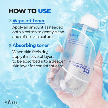Isntree Ultra-Low Molecular Hyaluronic Acid Toner