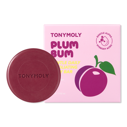 TONYMOLY Plum Bum AHA Body Buffing Bar