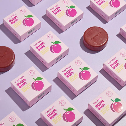 TONYMOLY Plum Bum AHA Body Buffing Bar