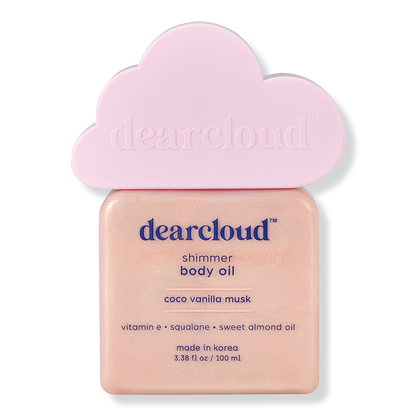 dearcloud Coco Vanilla Musk Shimmer Body Oil