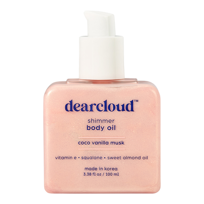 dearcloud Coco Vanilla Musk Shimmer Body Oil