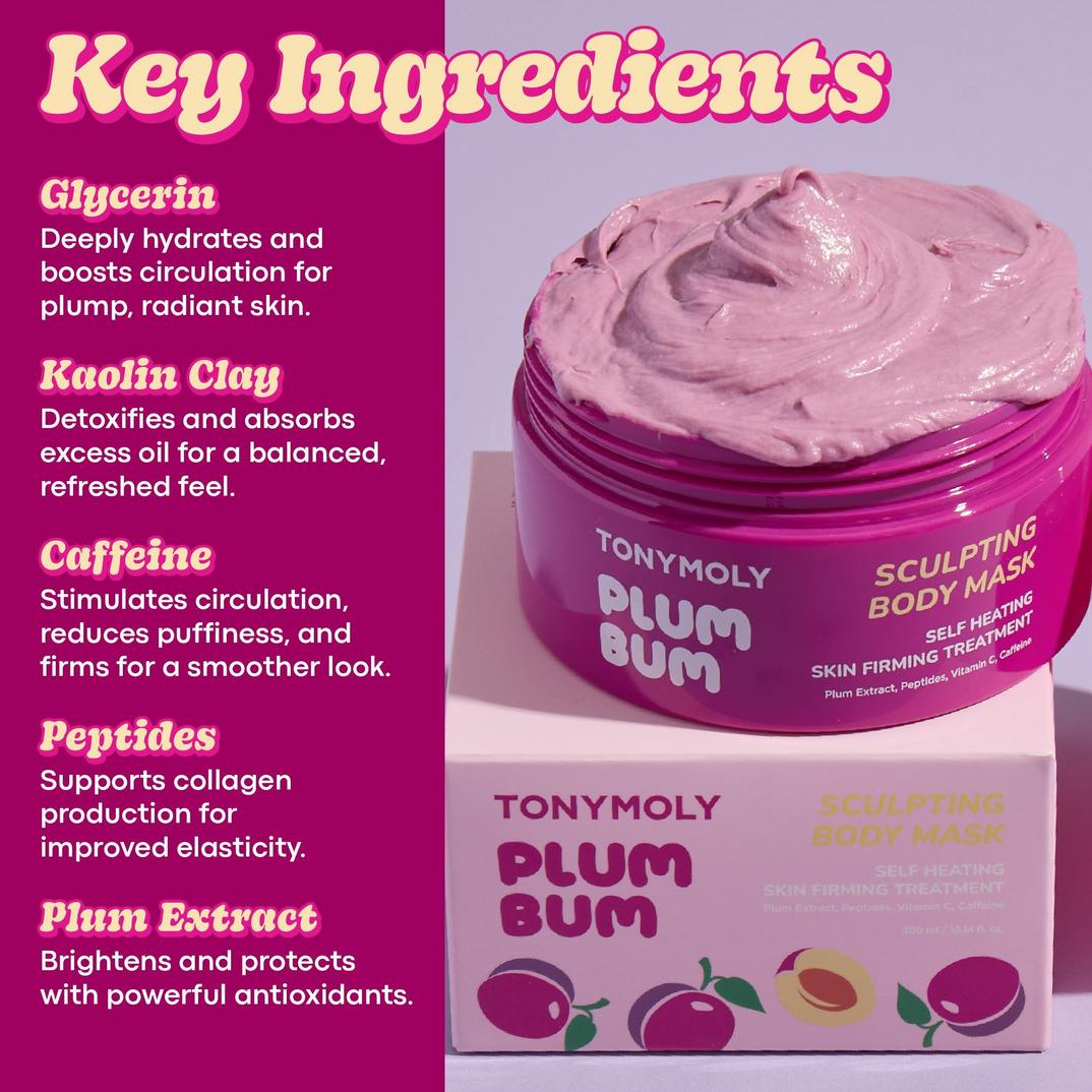 TONYMOLY Plum Bum Sculpting Body Mask