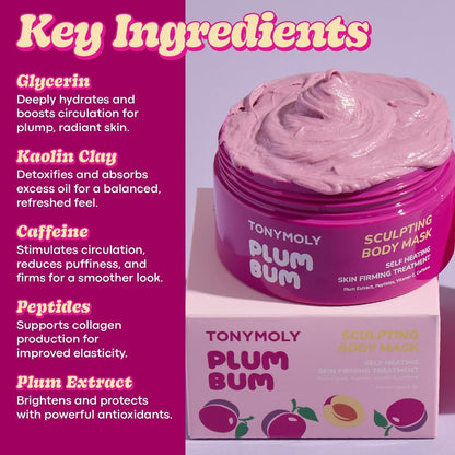 TONYMOLY Plum Bum Sculpting Body Mask