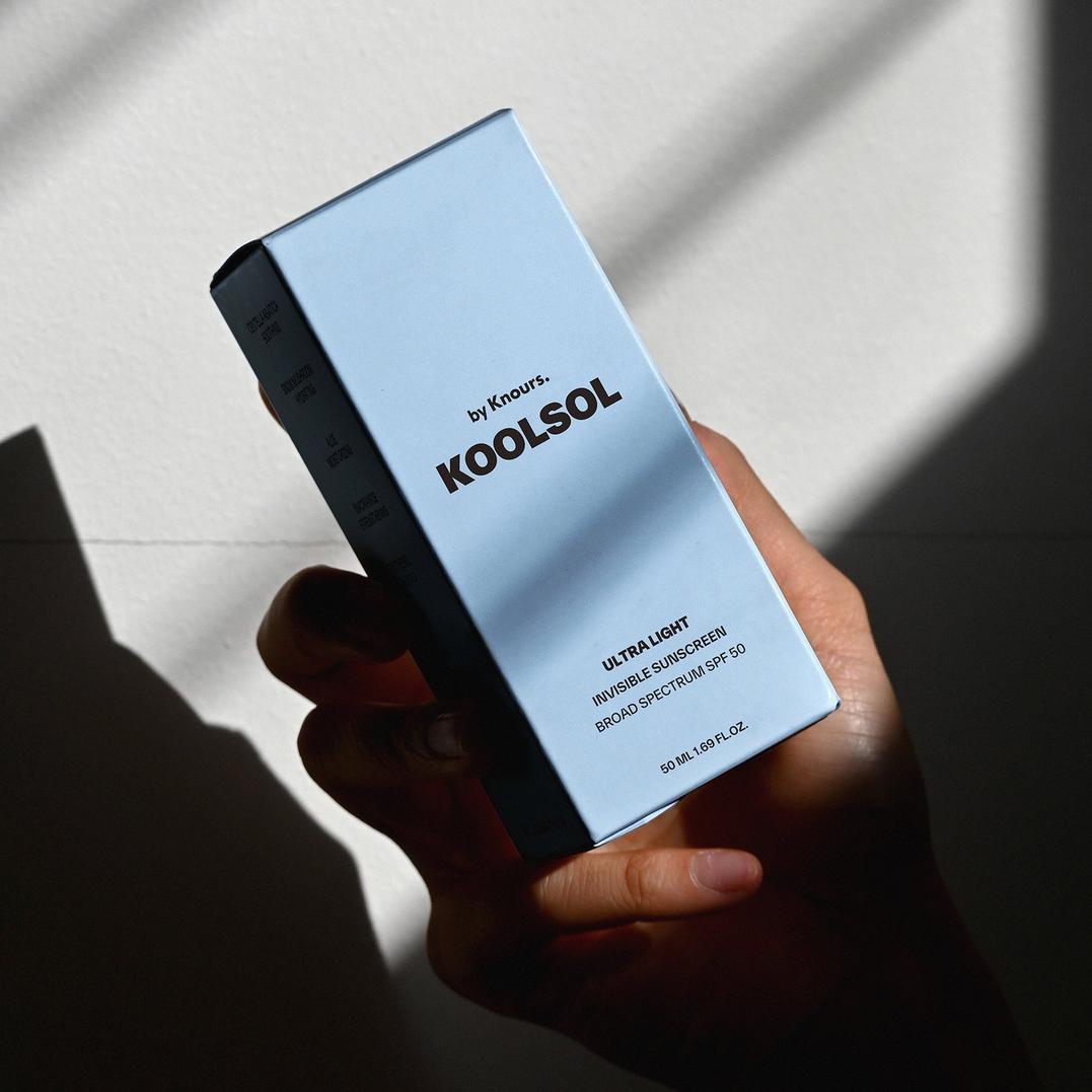 Knours. Koolsol Ultra Light Invisible Sunscreen Broad Spectrum SPF50