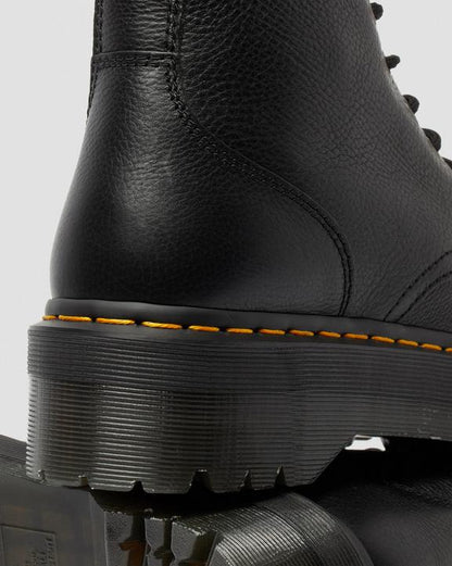 Dr Martens Jadon Iii Boot Pisa Leather Platforms - Black