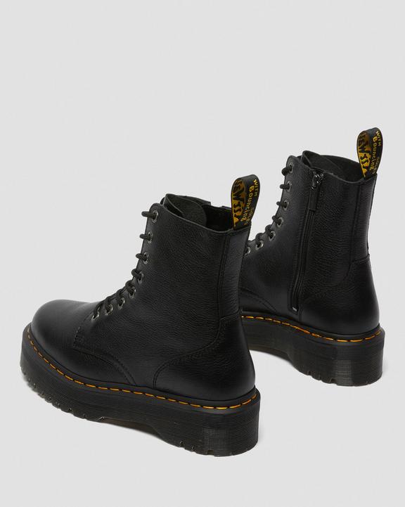 Dr Martens Jadon Iii Boot Pisa Leather Platforms - Black