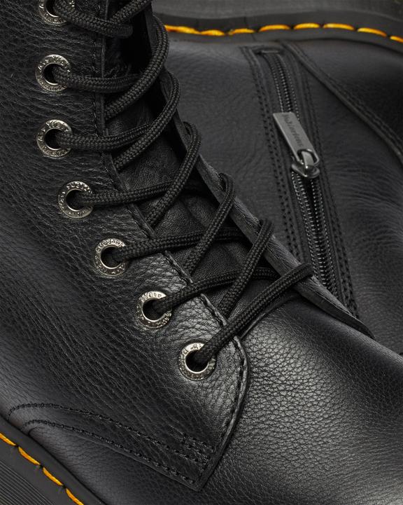 Dr. Martens Jadon Iii Boot Pisa Leather Platforms Black - Mens