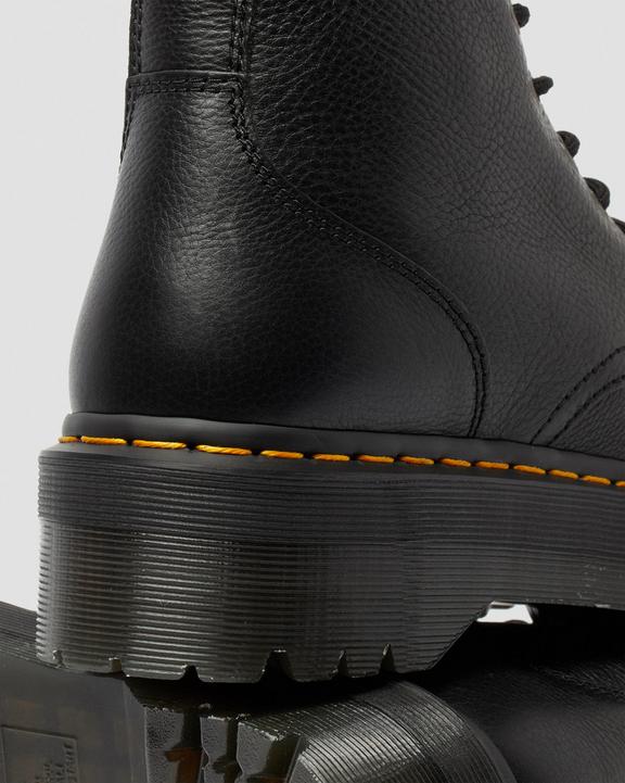Dr. Martens Jadon Iii Boot Pisa Leather Platforms Black - Mens