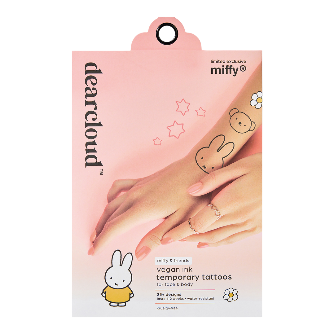 dearcloud Miffy & Friends Face & Body Temporary Tattoos