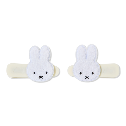dearcloud Miffy Curiously Cute No Crease Styling Plush Hair Clips