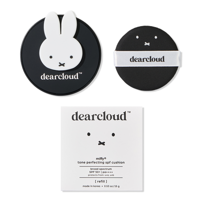 dearcloud Miffy Tone Perfecting SPF Cushion Set