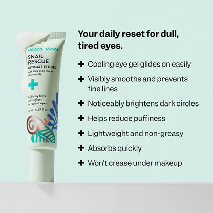Peach Slices Snail Rescue Ultimate Eye Gel