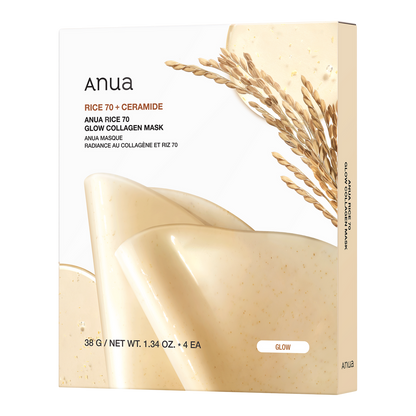 ANUA Rice 70 Glow Collagen Mask