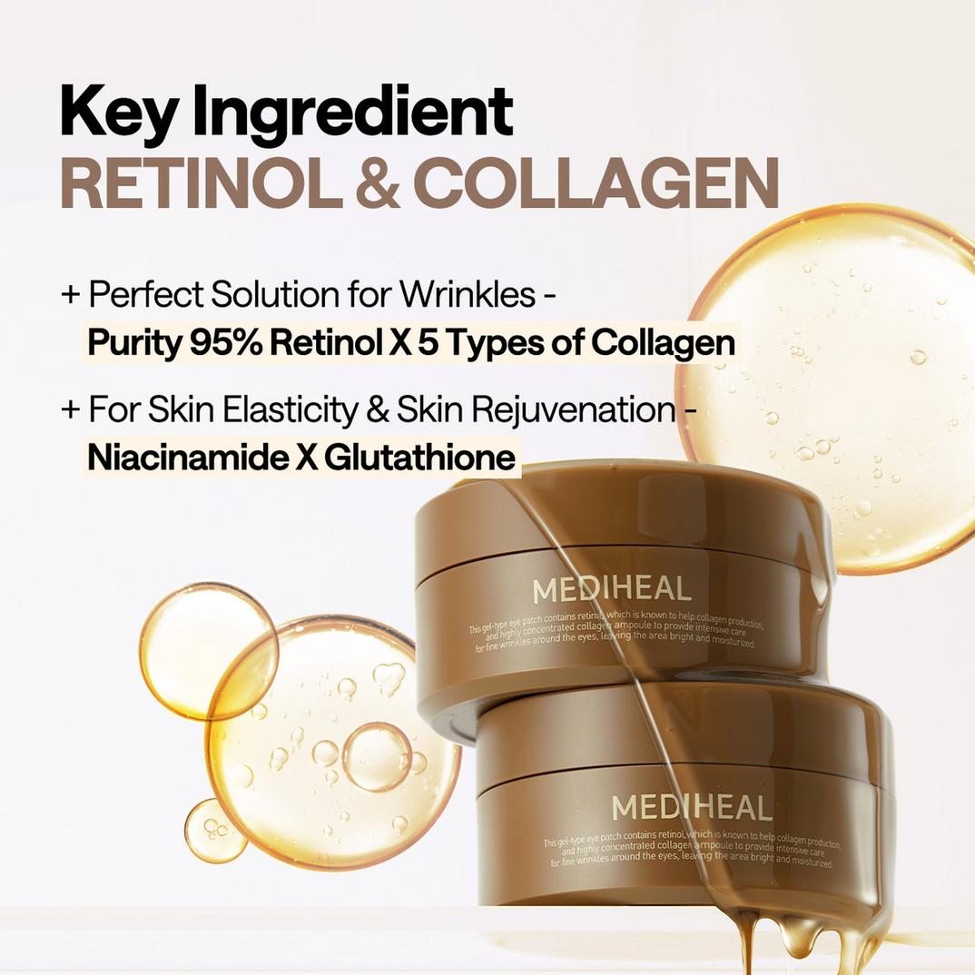 MEDIHEAL Retinol Collagen Eye Ampoule Patch