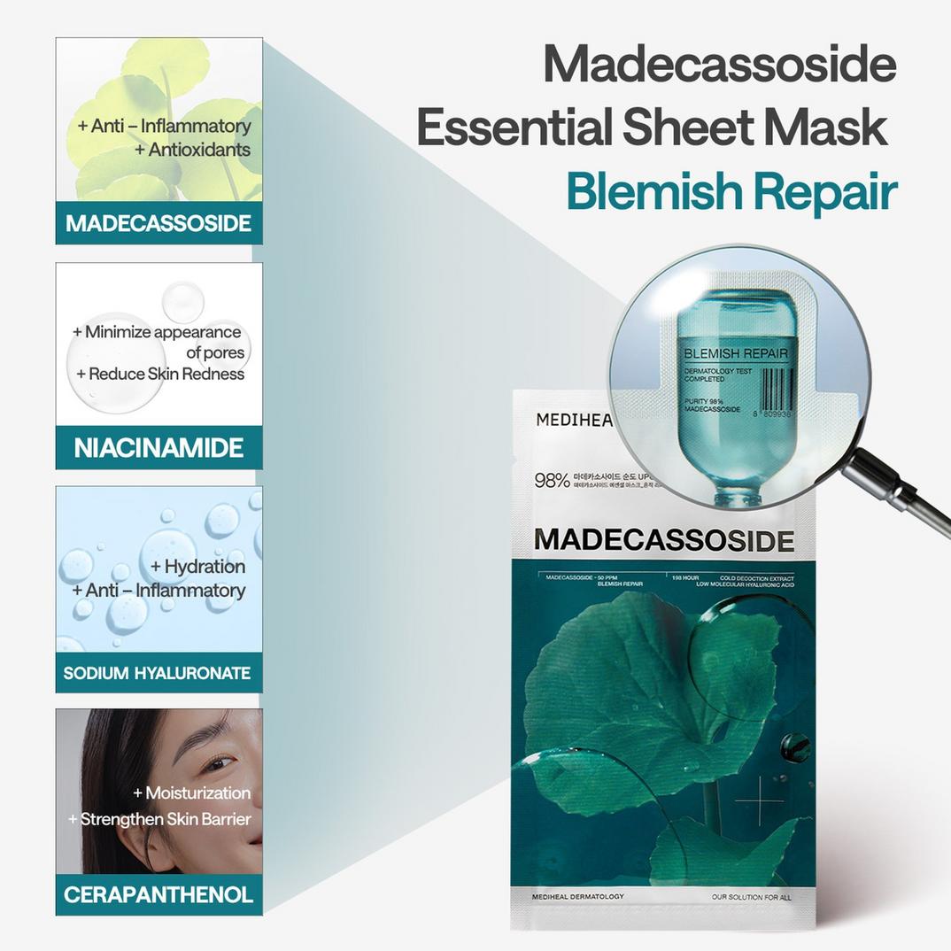 MEDIHEAL Madecassoside Essential Mask