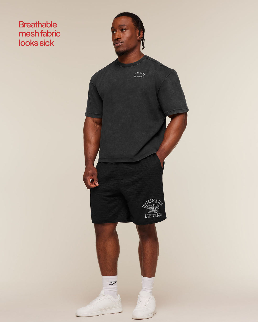 Gymshark Collective Mesh Shorts Black