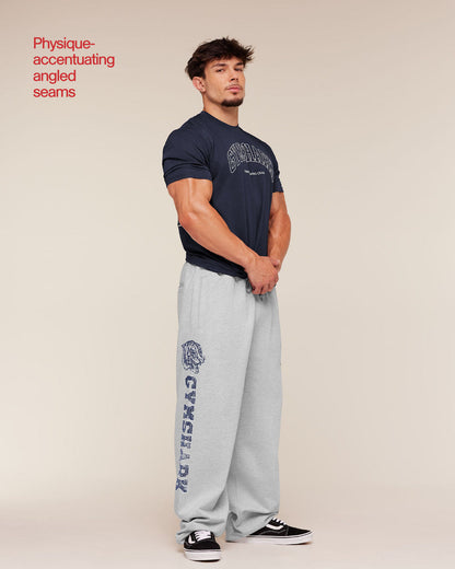Gymshark Collegiate Tech T-Shirt Heavy Blue