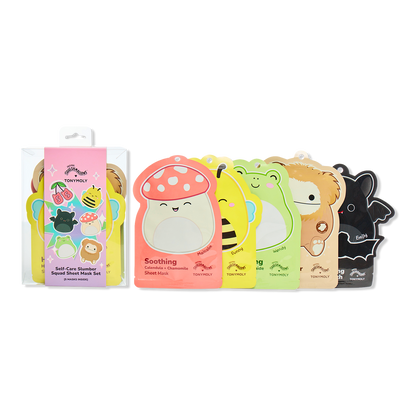TONYMOLY Squishmallows Slumber Squad Self Care Sheet Mask Set